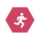 Exercise & Physical Activity pink icon