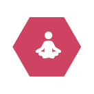 Stress Management & Mindfulness pink icon