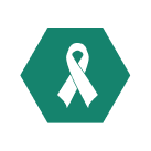 Cancer Survivorship dark green icon
