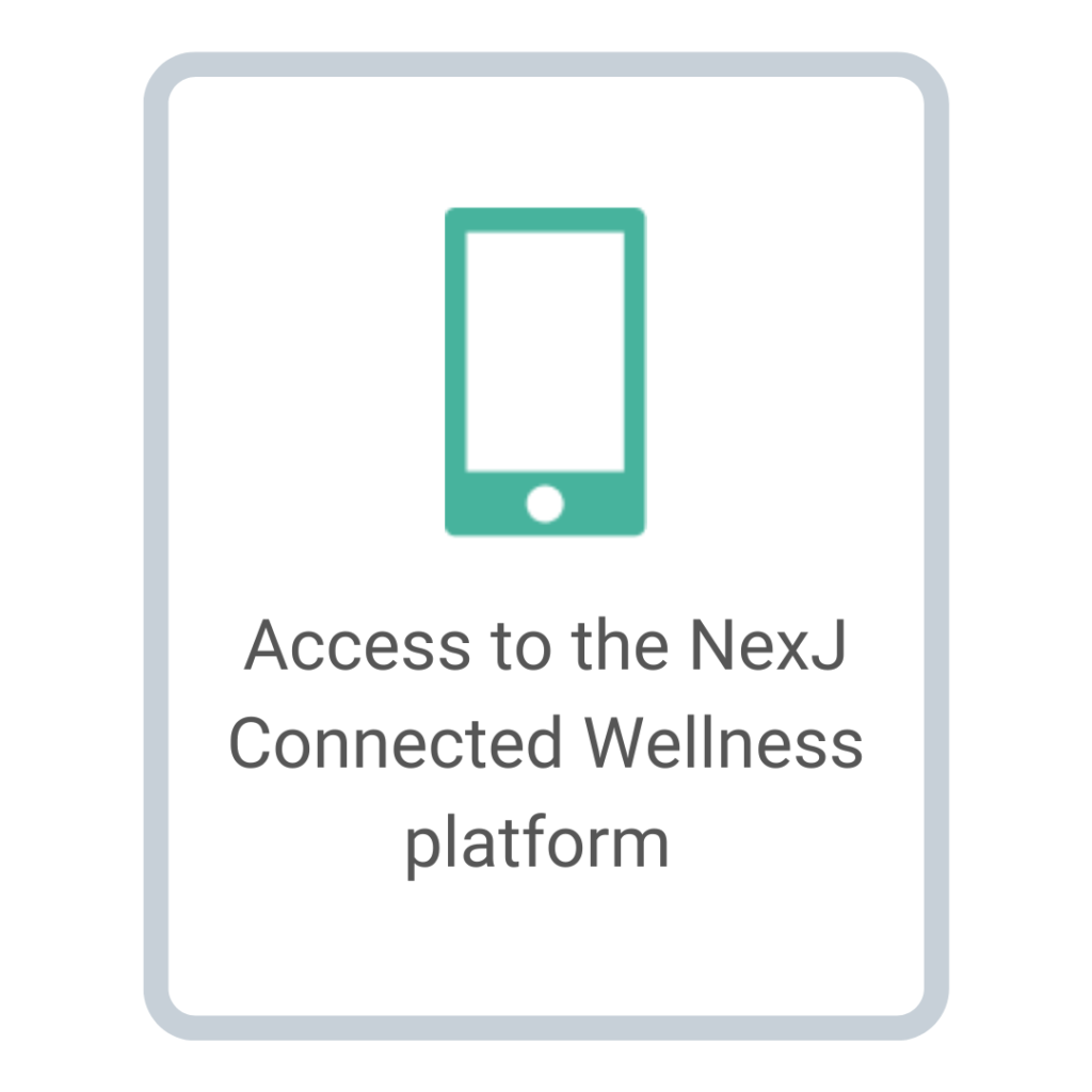 Access to the NexJ Connected Wellness platform 1