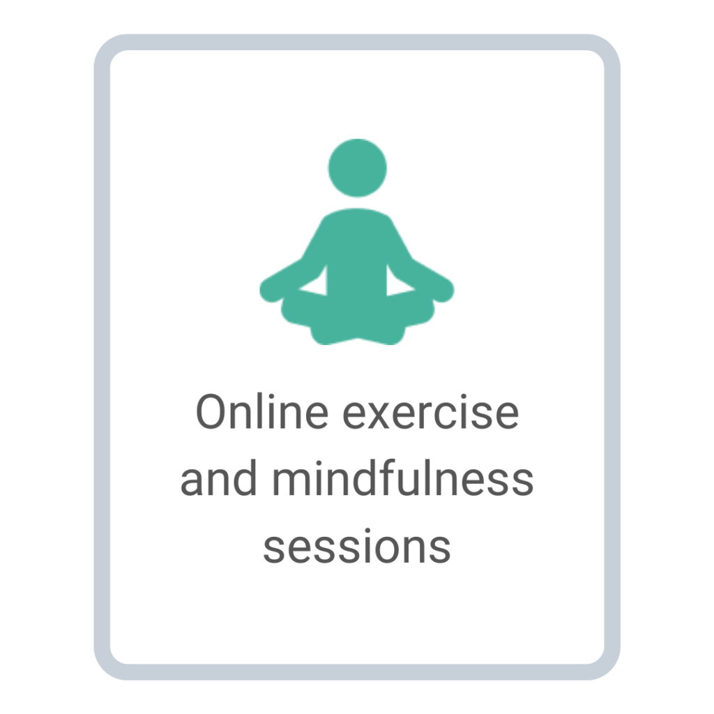 Online exercise & mindfulness sessions 2